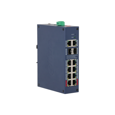 DAHUA CHS4212-8GT-110 12 PORT 2XSFP GİGABİT YÖNETİLEBİLİR 110W POE SWİTCH