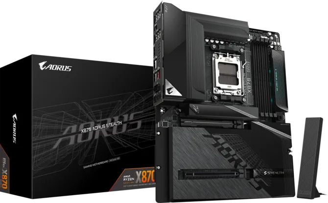 GIGABYTE X870 AORUS STEALTH DDR5 8000Mhz HDMI/DP ATX AM5