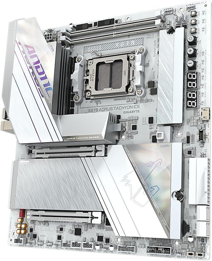 GIGABYTE X870A AORUS TACHYON ICE DDR5 8400Mhz HDMI/DP E-ATX AM5