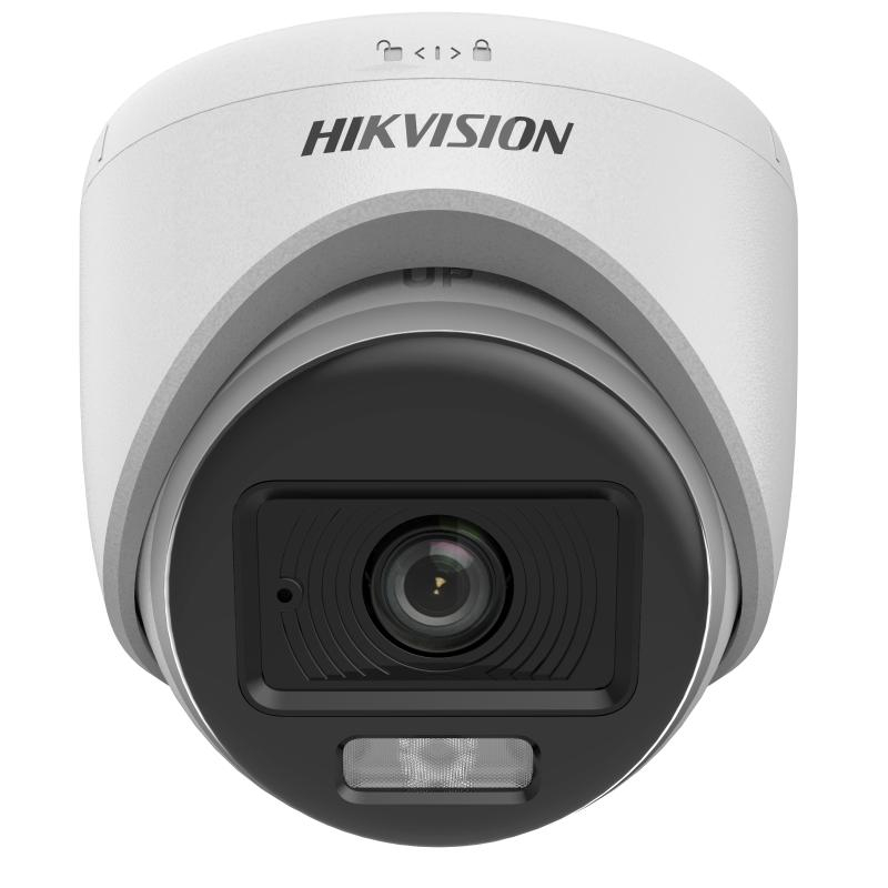 HIKVISION DS-2CE70DF0T-LPFS 2MP 2.8MM COLORVU SESLİ AHD DOME KAMERA