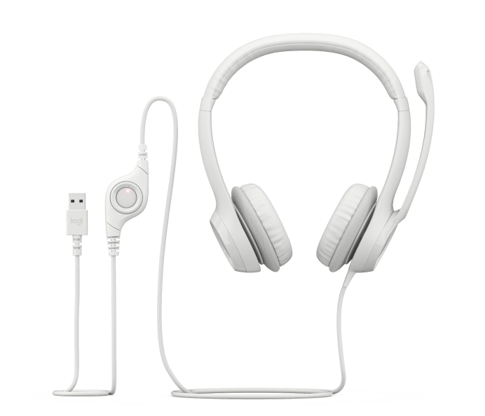 LOGITECH H390 MIKROFONLU BEYAZ KULAKLIK 981-001286