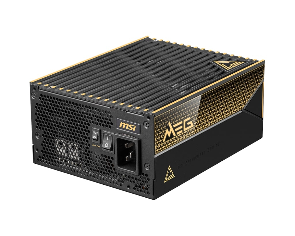 MSI MEG AI1600T PCIE5 1600W80+ TITANIUM FULMODULAR